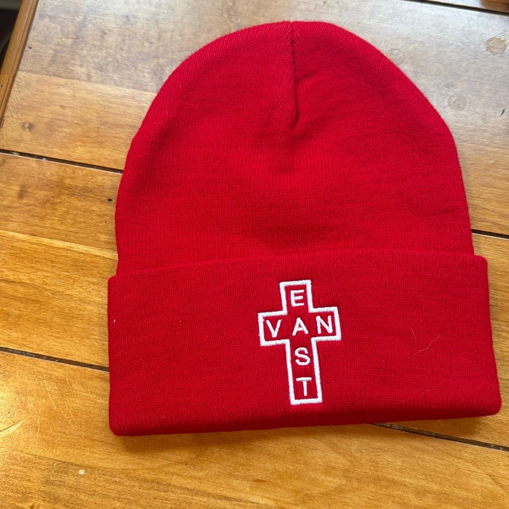 Red Beanie EAST VAN design